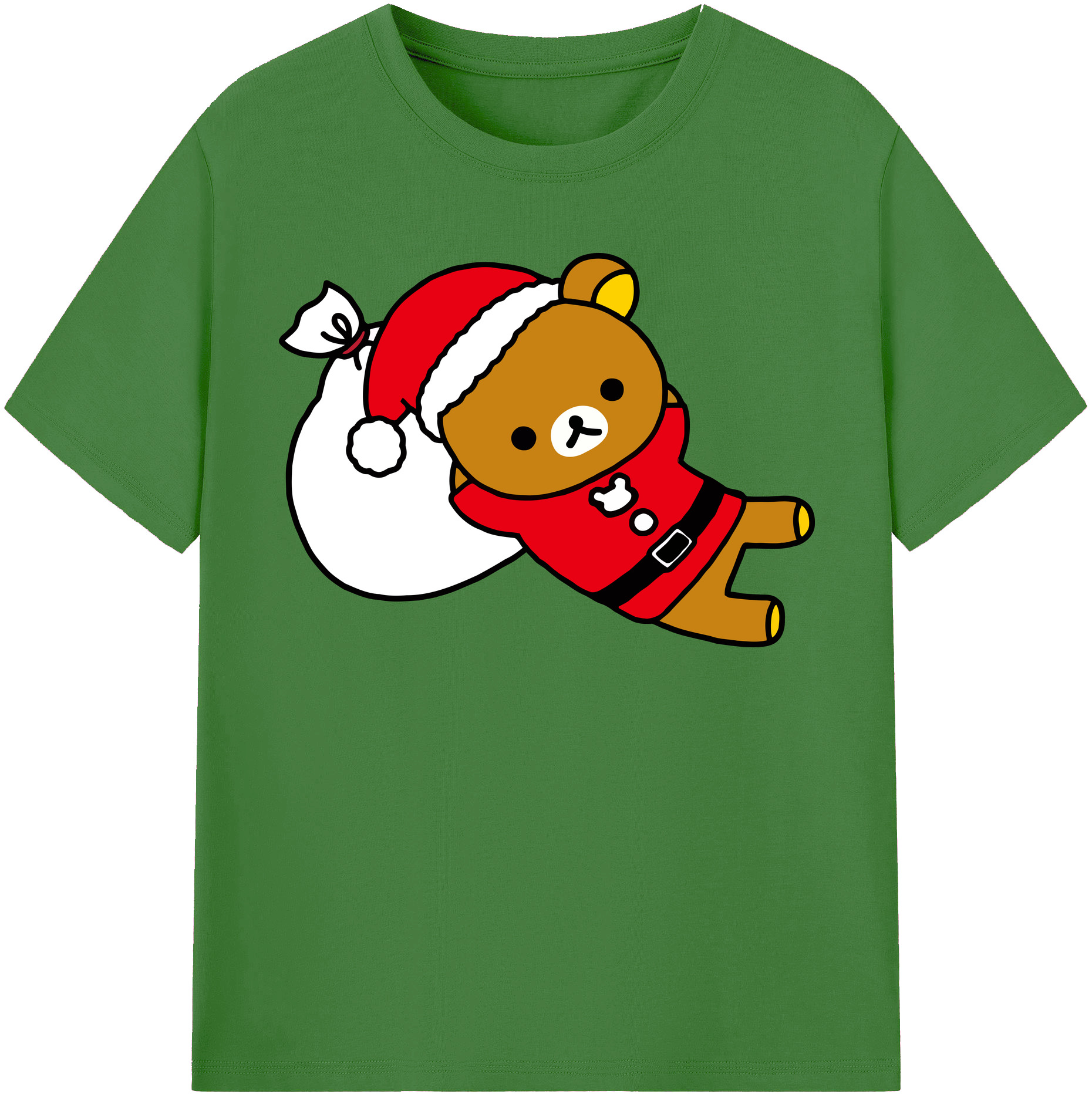 （画像用） リラックマ リラックマ キイロイトリ Rilakkuma Korilakkuma Kiiroitori レディースカジュアルプリントTシャツ（綿100％）